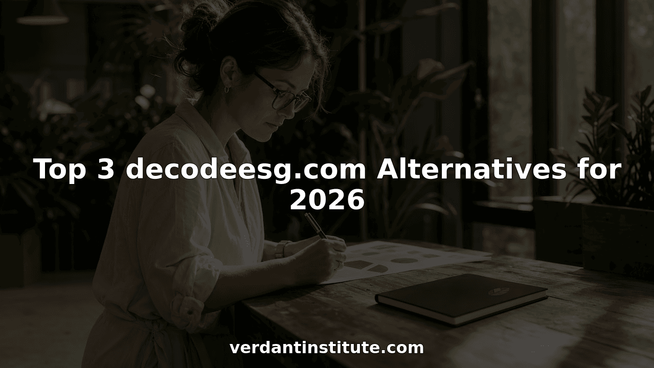 Top 3 decodeesg.com Alternatives for 2026