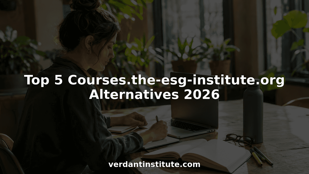Top 5 Courses.the-esg-institute.org Alternatives 2026