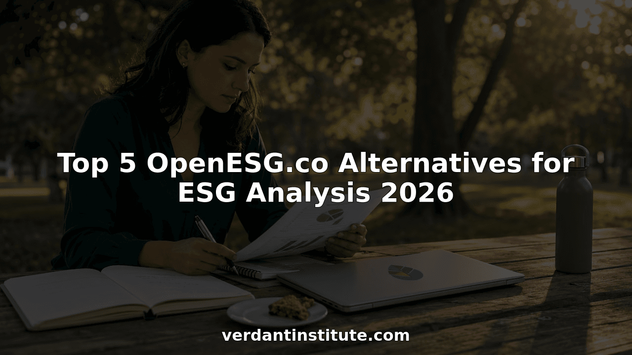 Top 5 OpenESG.co Alternatives for ESG Analysis 2026